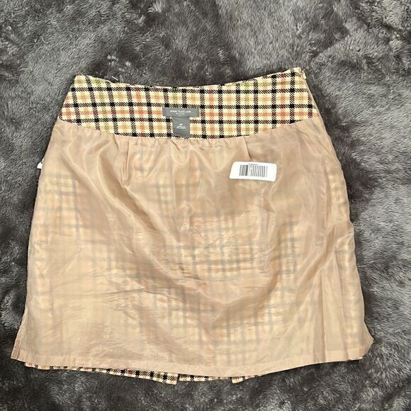 113. Ann Taylor Y2k Plaid Mini Skirt NWOT Size 2P - Picture 13 of 13